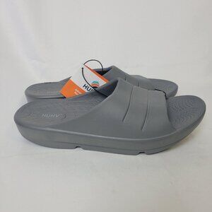HUHV Slide Recovery Sandals Slides Men 10 EU 43 Slate Grey Running Workout NEW